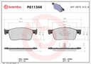 PADS FRONT BREMBO PSA