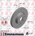 FRONT DISC 322MM ZIMMERMANN MERC