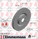 FRONT DISC 390MM ZIMMERMANN MERC