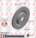 REAR DISC 330MM XDRILLED/SLOTTED ZIM MER