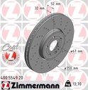FRONT DISC ZIMMERMANN MERC 350MM XDRILL