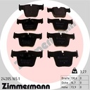 PADS FRONT ZIMMERMANN MERC