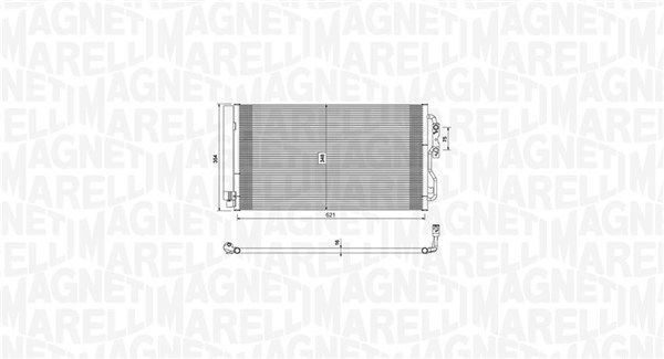 A/C CONDENSOR MAGNETI BMW