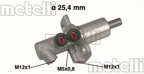 BRAKE MASTER CYLINDER METELLI VAG
