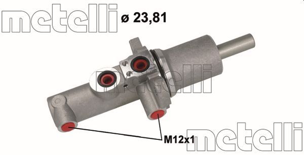 BRAKE MASTER CYLINDER METELLI MERC
