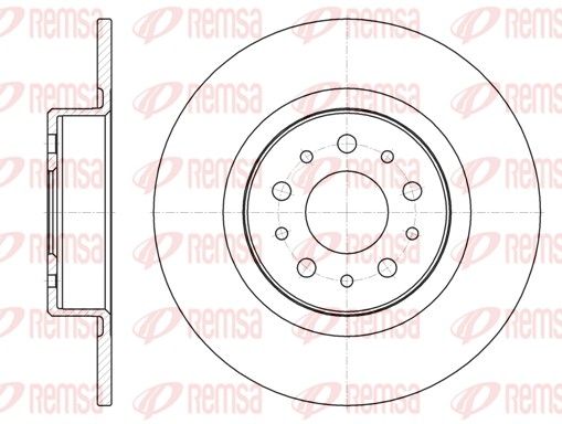 REAR DISC REMSA ALFA