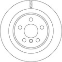 REAR DISC TRW BMW