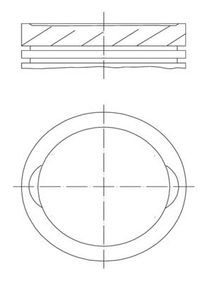 PISTON ASSY + .20MM MAHLE VOLVO