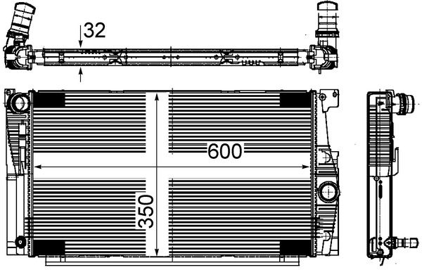 RADIATOR MAHLE BMW