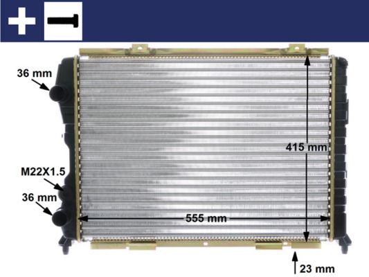 RADIATOR MAHLE ALFA