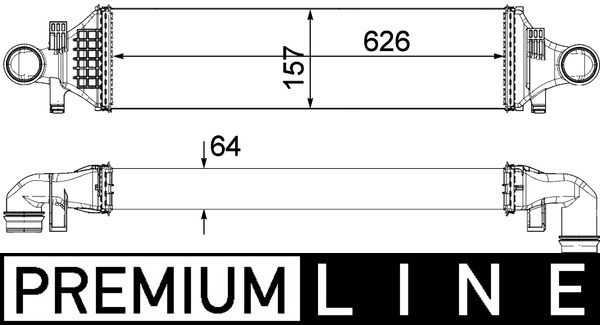 INTERCOOLER MAHLE Mercedes