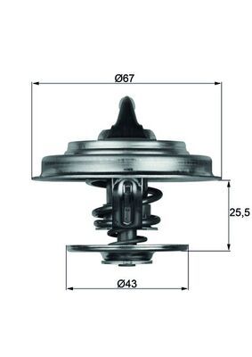 THERMOSTAT MAHLE MERC