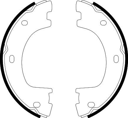 HAND BRAKE SHOE SET PAGID VAG Mercedes
