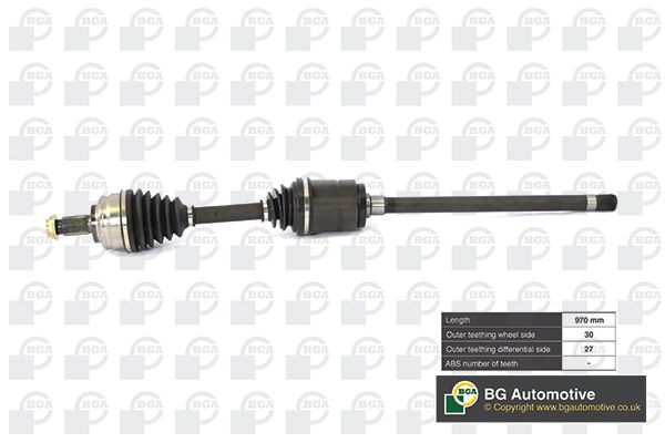 DRIVE SHAFT RHF BGA BMW