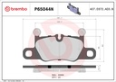 REAR PADS BREMBO CERAMIC PORSCHE