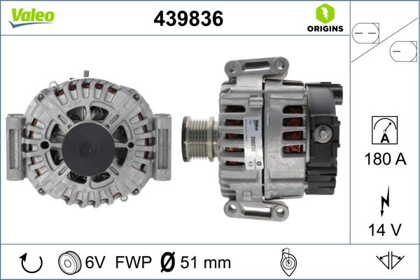 ALTERNATOR VALEO MERC