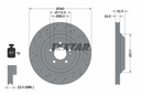 REAR DISC 340MM TEXTAR MERC