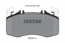 PADS FRONT TEXTAR MERC