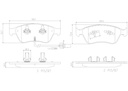 PADS FRONT BREMBO VAG