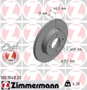 FRONT DISC ZIMMERMANN VAG
