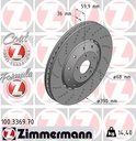 FRONT DISC ZIMMERMANN VAG
