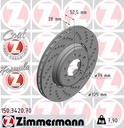FRONT DISC RH ZIMMERMANN BMW