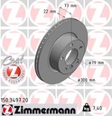 FRONT DISC ZIMMERMANN BMW