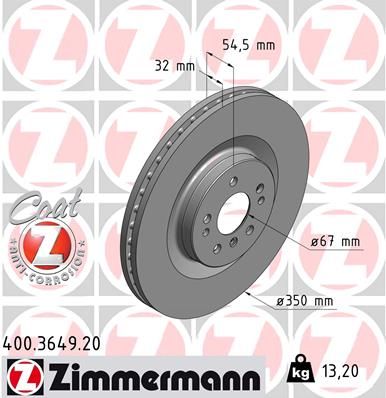 FRONT DISC ZIMMERMANN MERC