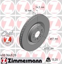 FRONT DISC ZIMMERMANN MERC
