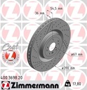 FRONT DISC 390MM XDRILLED ZIMMERMAN MERC