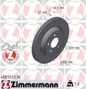 REAR DISC 300MM ZIMMERMANN MERC 49MM