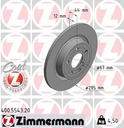 REAR DISC 295MM ZIMMERMANN MERC