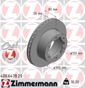 REAR DISC 303MM ZIMMERMANN MERC