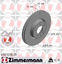 FRONT DISC 349MM ZIMMERMANN LAND ROVER