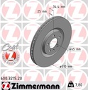 FRONT DISC ZIMMERMANN VAG 310MM