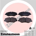 PADS FRONT ZIMMERMANN MERC