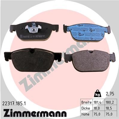 PADS FRONT ZIMMERMANN VOLVO