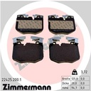 PADS FRONT ZIMMERMANN BMW