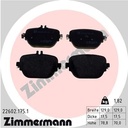 PADS REAR ZIMMERMANN MERC