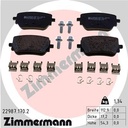 PADS REAR ZIMMERMANN MERC