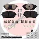 PADS FRONT ZIMMERMANN MERC