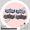 PADS FRONT ZIMMERMANN PORSCHE