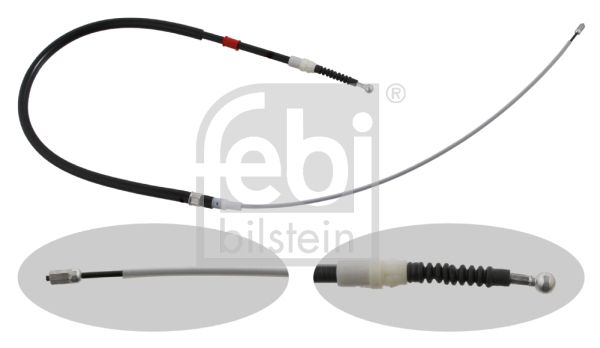HANDBRAKE CABLE FEBI VAG