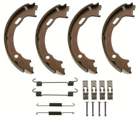 HAND BRAKE SHOE KIT TRW MERC