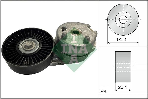 DRIVE BELT TENSIONER INA LAND ROVER