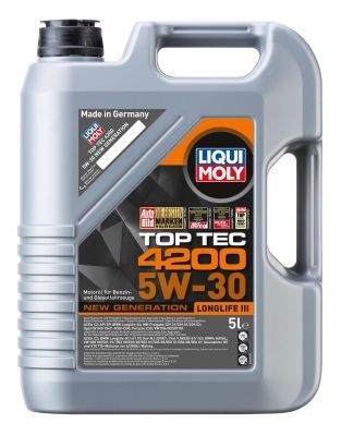 ENGINE OIL 5L 5W30 TOP TEC 4200 NEW GENERATION LIQUI MOLY