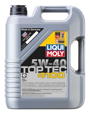 ENGINE OIL 5L 5W40 TOP TEC 4100 LIQUI MOLY