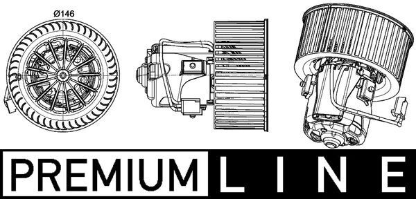 A/C BLOWER MOTOR MAHLE BMW
