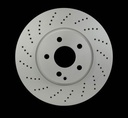 FRONT DISC 322MM XDILLED PAGID MERC