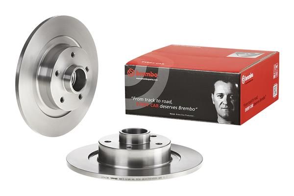 REAR DISC 290MM W/HUB BREMBO RENAULT